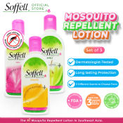Soffell Mosquito Repellent Lotion - All Scents Set of 3