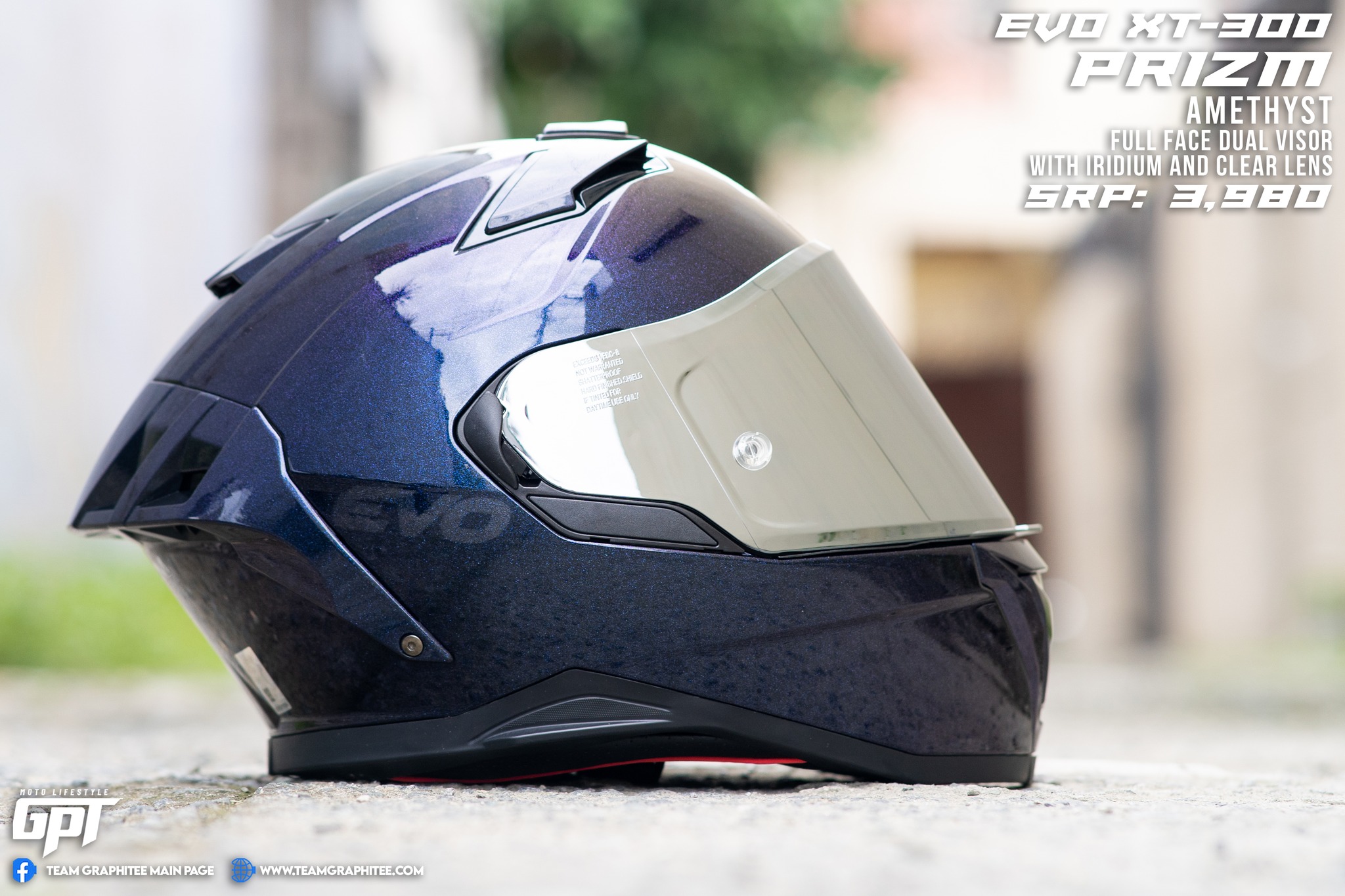 Team graphitee best sale evo helmet