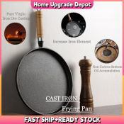 HOME UPGRADE DEPOT Cast Iron Non-stick Frying Pan