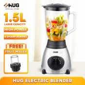 1.5L Electric Blender + Miller Fruit Juicer - High Power