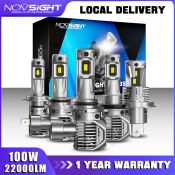 Novsight LED Headlight Bulbs - High/Low Beam - Car - White