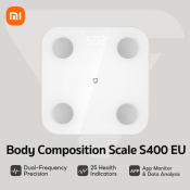 Xiaomi Mijia S400 Smart Scale with BMI Analysis功能