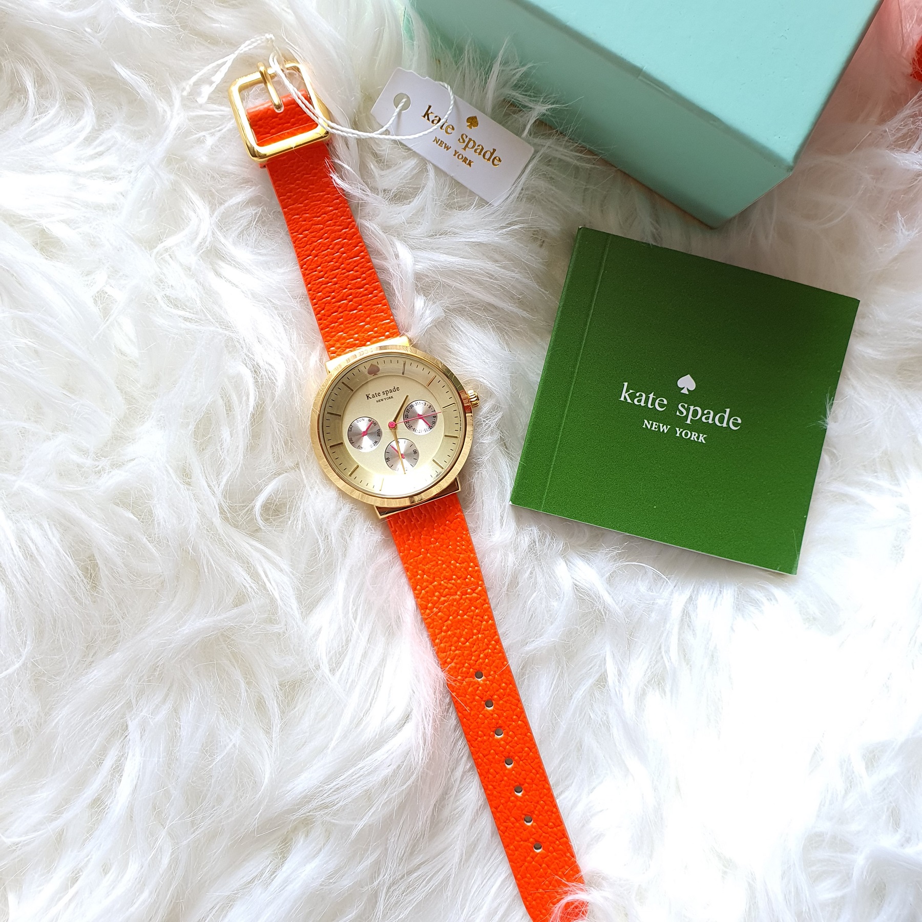 Original Kate Spade Metro Grand Gold Tone Women s Chronograph