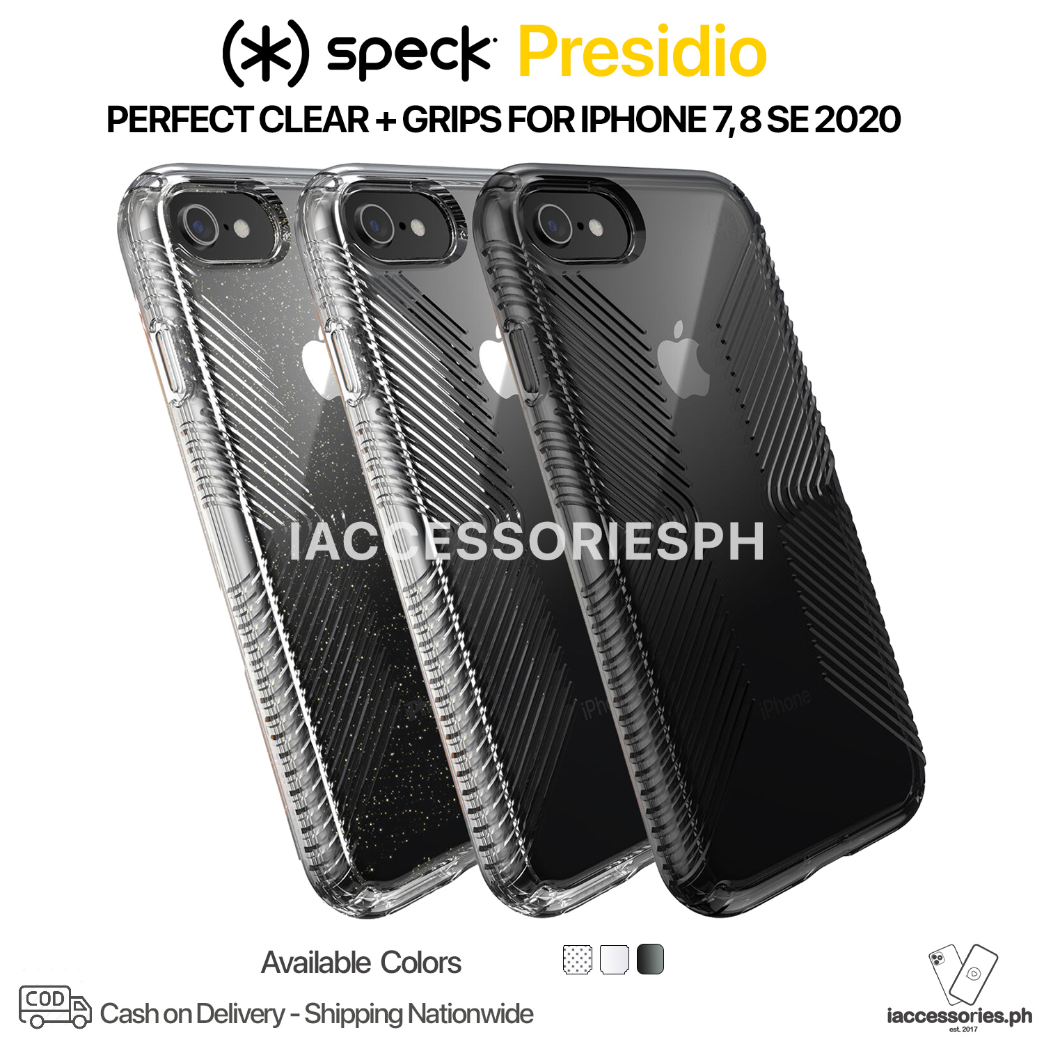 Speck Presidio Perfect-Clear iPhone 8 Plus / 7 Plus