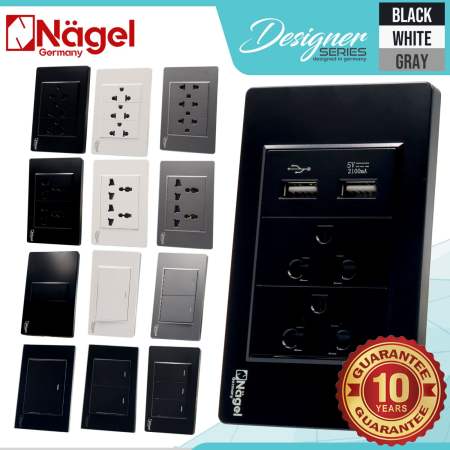 Nagel Premium Wide Series Light Switch And Outlet German Quality