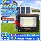 DL Solar Flood Light 800W - Waterproof Outdoor LED Light