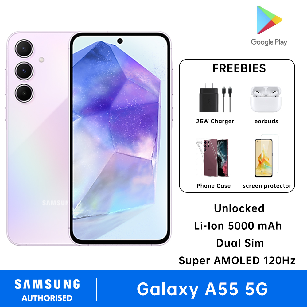 Samsung Galaxy A55 5G Smartphone Dual Sim 8GB / 12GB RAM + 256GB ROM Exynos 1480 6.6” Super AMOLED Display 120Hz 5000mAh Battery - Image 4