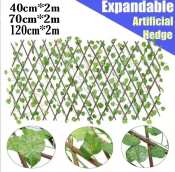 "Retractable Leaf Fence for Indoor/Outdoor Use - "
