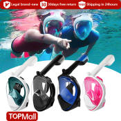 Diving Full Face Mask Goggles with Camera - Top