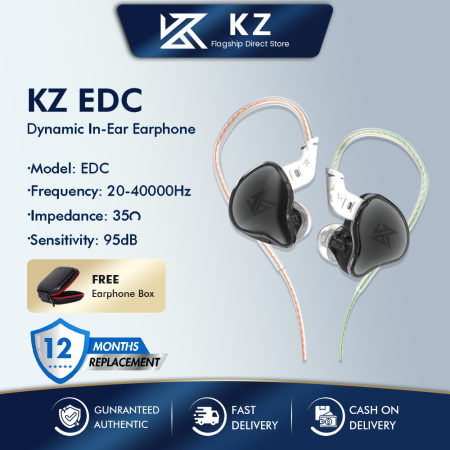 KZ EDC Bass In-ear Earphones with Noise Cancelling