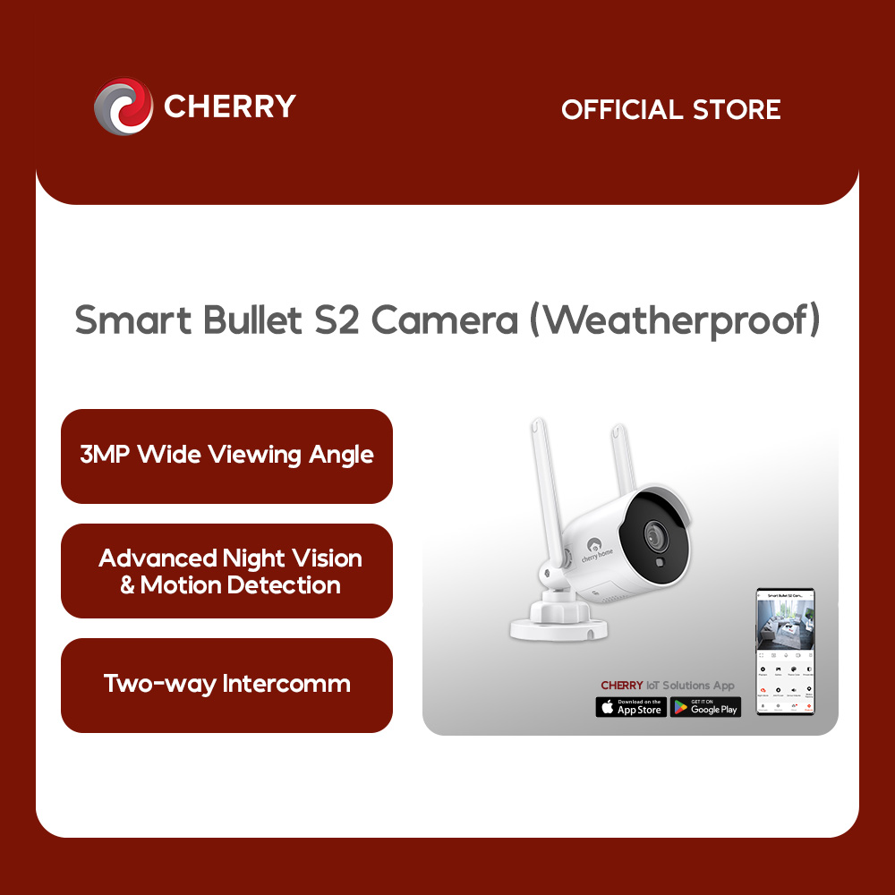 CHERRY Smart Bullet S2 Camera (3MP) CCTV