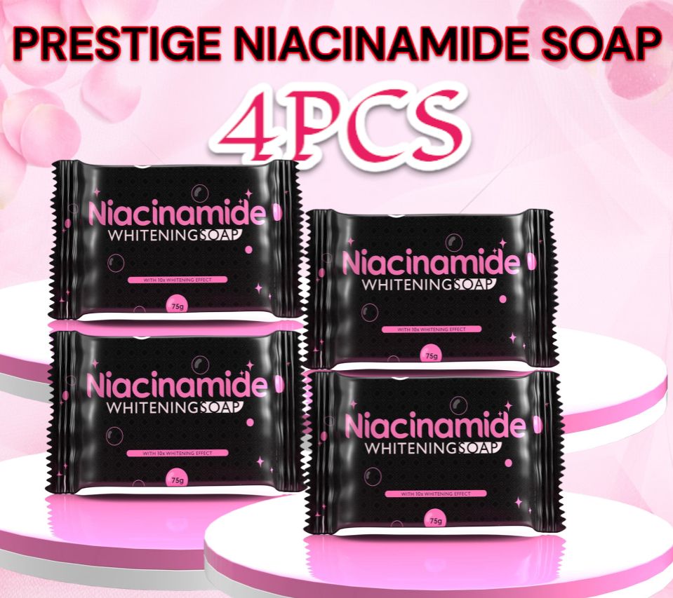 Prestige Niacinamide Whitening Soap for Acne, Oily, Dry Skin