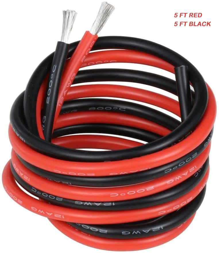 Electrical Wire 16 Awg 16 Gauge Silicone Wire Hook Up Wire Cable 20 Feet  [10 Ft Black And 10 Ft Red] - Soft And Flexible 252 Strands 0.08mm Of  Tinned Copper Wire High Temperature Resistance (16awg)