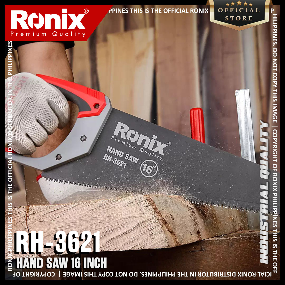 Ronix Manual Saw Model Rh-3607 65mm Steel Blade Pruning Saw