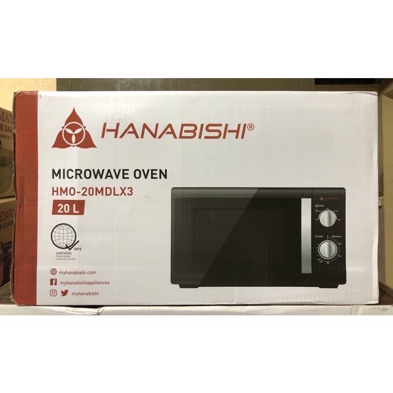 hanabishi microwave oven hmo 20mdrx2