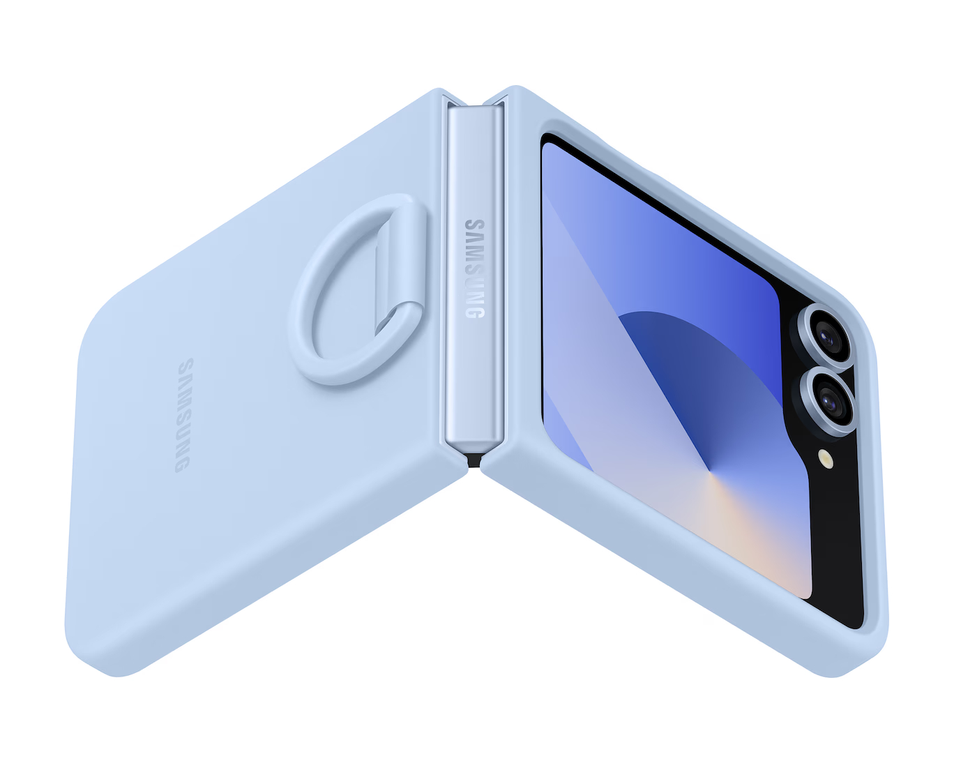 Original Samsung Official Silicone Case with Ring for Galaxy Z Flip7 FE / Z Flip6 - Image 3