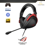 Asus Rog Delta S Core Gaming Headset | Lightweight 3.5 mm Gaming Headset with 50 mm Asus Essence Drivers, Virtual 7.1 Surround Sound, Compatible with PCs, PlayStation® 5, Nintendo Switch™, Xbox, and Mobile Devices | Aesthetic and Premium Quality | Collinx