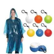 Portable Raincoat Ball Raincoat Emergency Raincoat Keychain