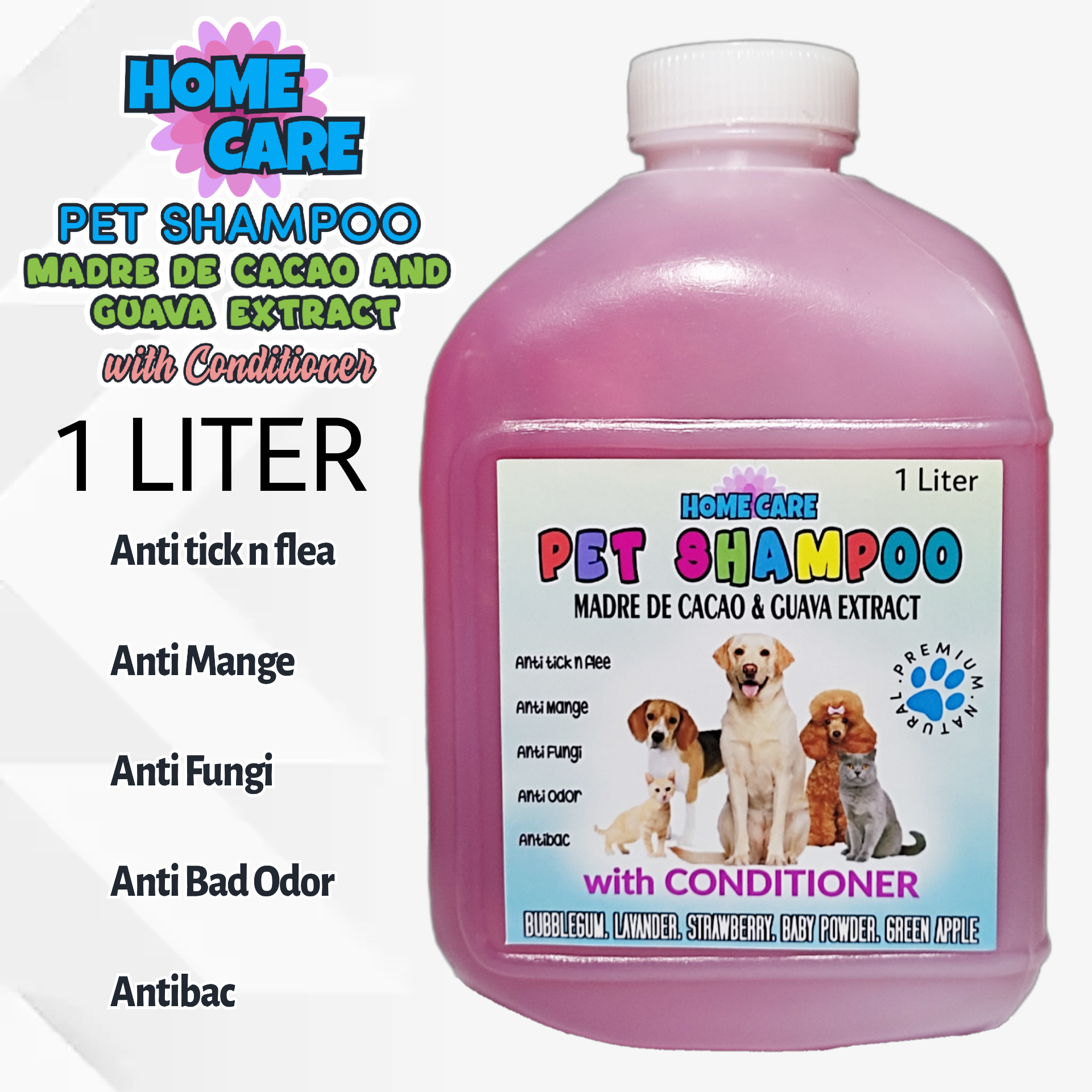 Dog shampoo hot sale baby powder