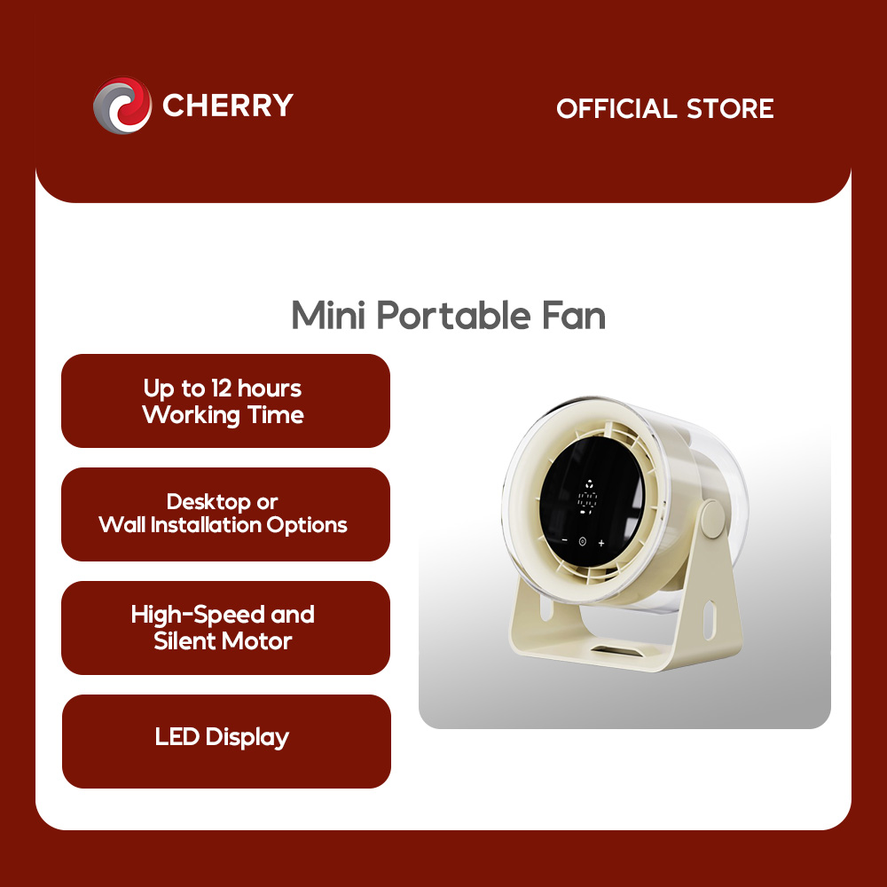 CHERRY Mini Portable Fan