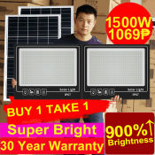 Waterproof Solar Flood Lights - 1000W LED by YESQ