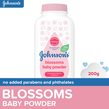 Johnson's Blossoms Baby Powder 200g - Baby Care Essentials