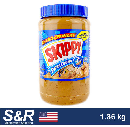 Skippy Super Chunk Extra Crunchy Peanut Butter 1.36kg