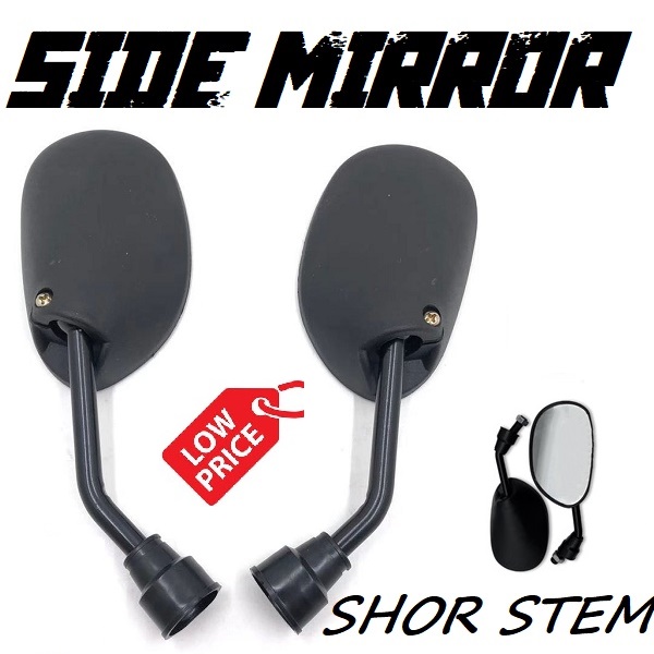 KYMCO VISAR 110 Short Stem Side Mirror - Big Cod