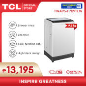 TCL 9.5Kg Top Load Washing Machine - TWA95-F709TLW