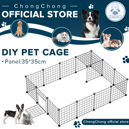 DIY Dog Cage Stackable Extendable Pet Fence
