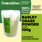 Greendahan Organic Barley Grass Juice Powder - Unsweetened, NON GMO