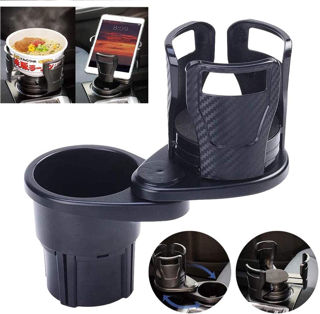 Universal Car Cup Holder Expander Adapter 2 in 1 Multifunctional