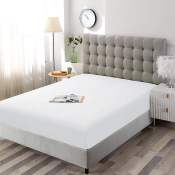 Plain White Fitted Bedsheet