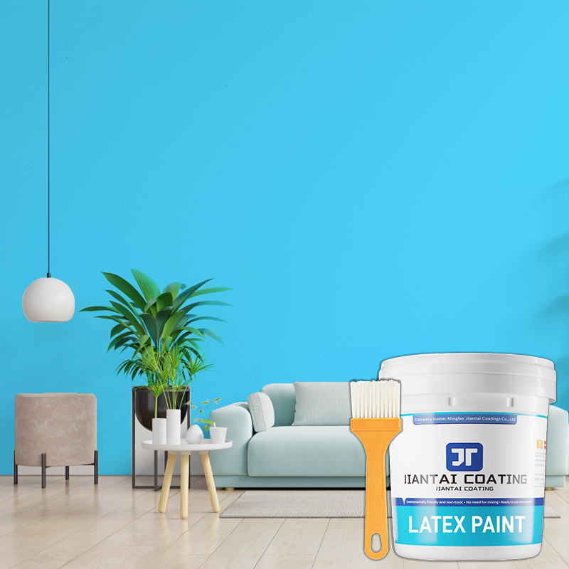 👉1KG👈Eco-Friendly Interior Latex Paint for Home Use - Self-Applying Wall Repair Coating, White/Pink/Yellow/Blue/Green/Gray, Mold-Resistant - Image 4