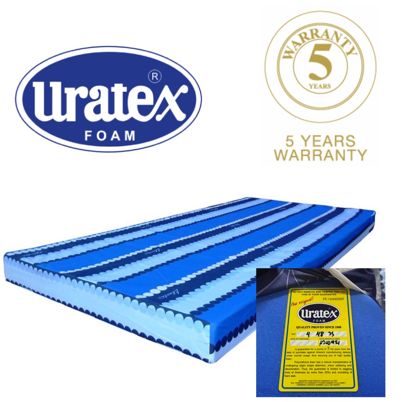 uratex 6 inches