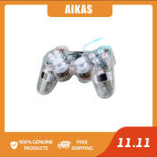 AIKAS Transparent Wired Game Joystick with LED, PC Gamepad