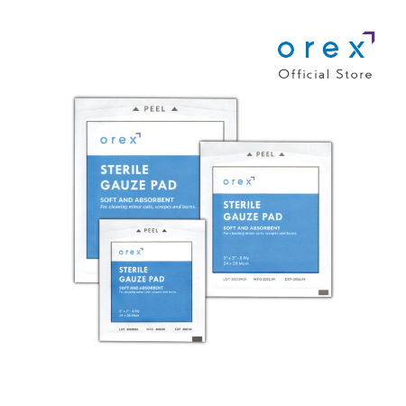 OREX Sterile Gauze Pad - Multiple Sizes Available