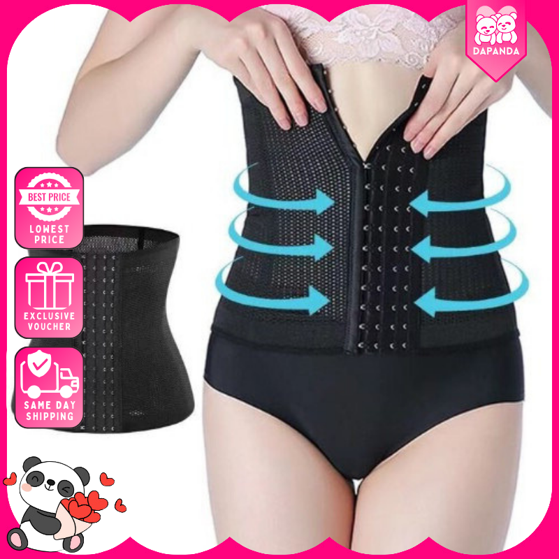 DAPANDA Women's Slimming Waist Trainer with Bustier and Back Support