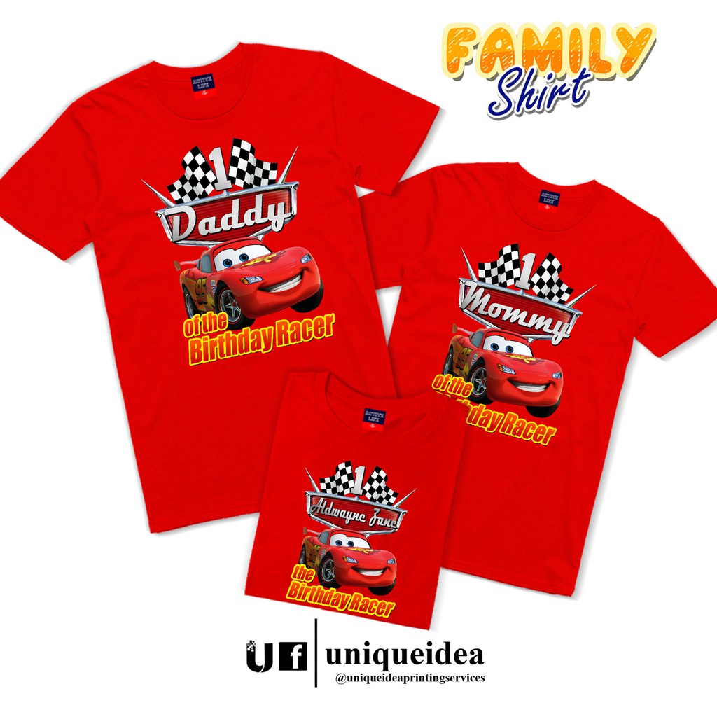 cars family shirt