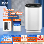 MAX Air Purifier: High Concentration Negative Ions, PM2.5 Filtration