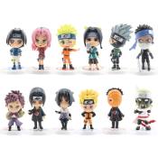 Naruto Chibi Action Figure Set - 6pcs