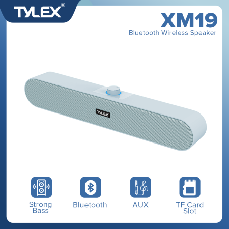 TYLEX XM19 Wireless Bluetooth Speaker with Strong Bass and Hands-Free Function