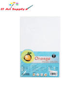 10 Sheets Orange Vellum Board Specialty White Board