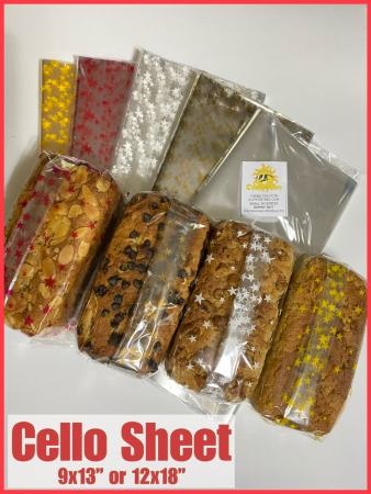 Cello Sheets for Ensaymada, Mamon, Banana Loaf - 