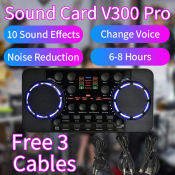 V300 PRO Live Bluetooth Sound Card with Voice Control