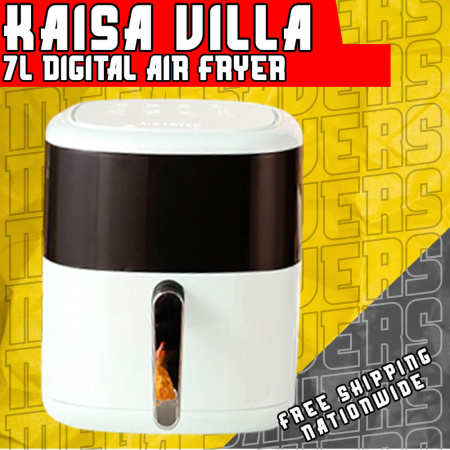 Kaisa Villa 7L Digital Air Fryer | 1400 W/ Kaisa Villa 4.5Ll Air fryer/