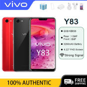 Vivo Y83 Smartphone: Fingerprint & Face Recognition, 6G RAM+128G ROM