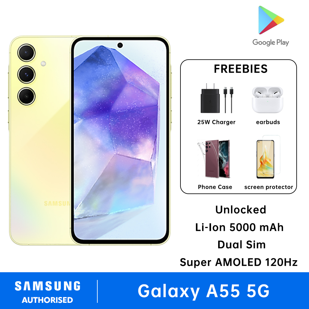 Samsung Galaxy A55 5G Smartphone Dual Sim 8GB / 12GB RAM + 256GB ROM Exynos 1480 6.6” Super AMOLED Display 120Hz 5000mAh Battery - Image 2