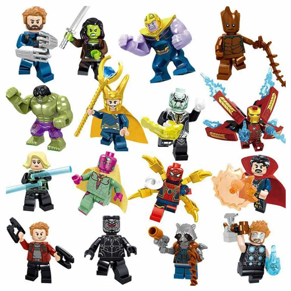 avengers mini figures set