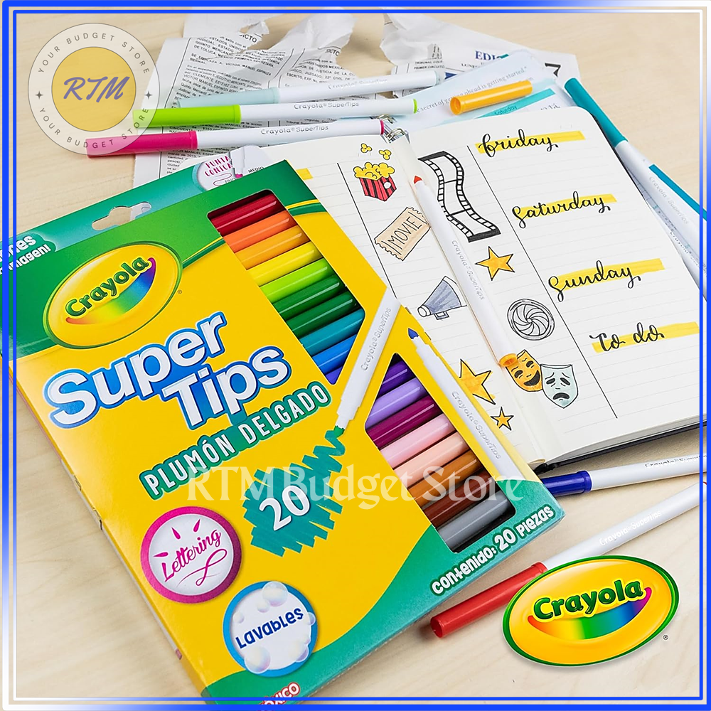 Shop Crayola Supertips Set with great discounts and prices online - Jan  2024